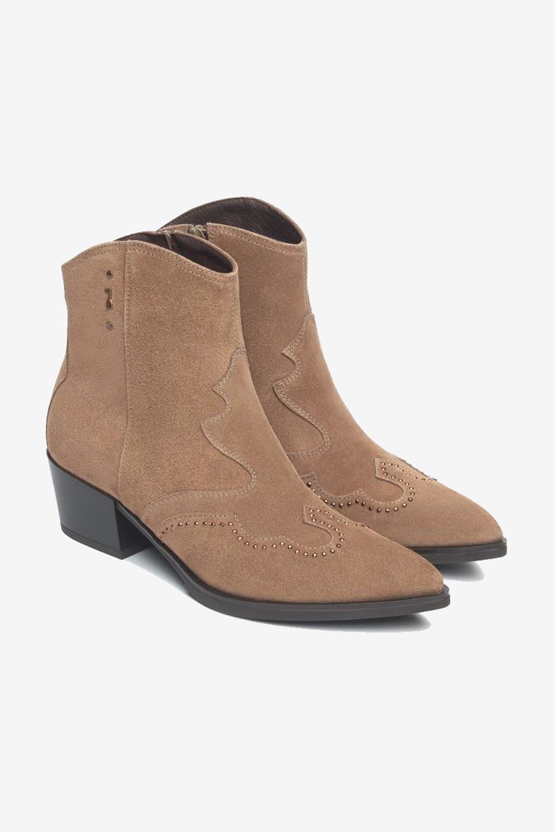 Suede ankle boots