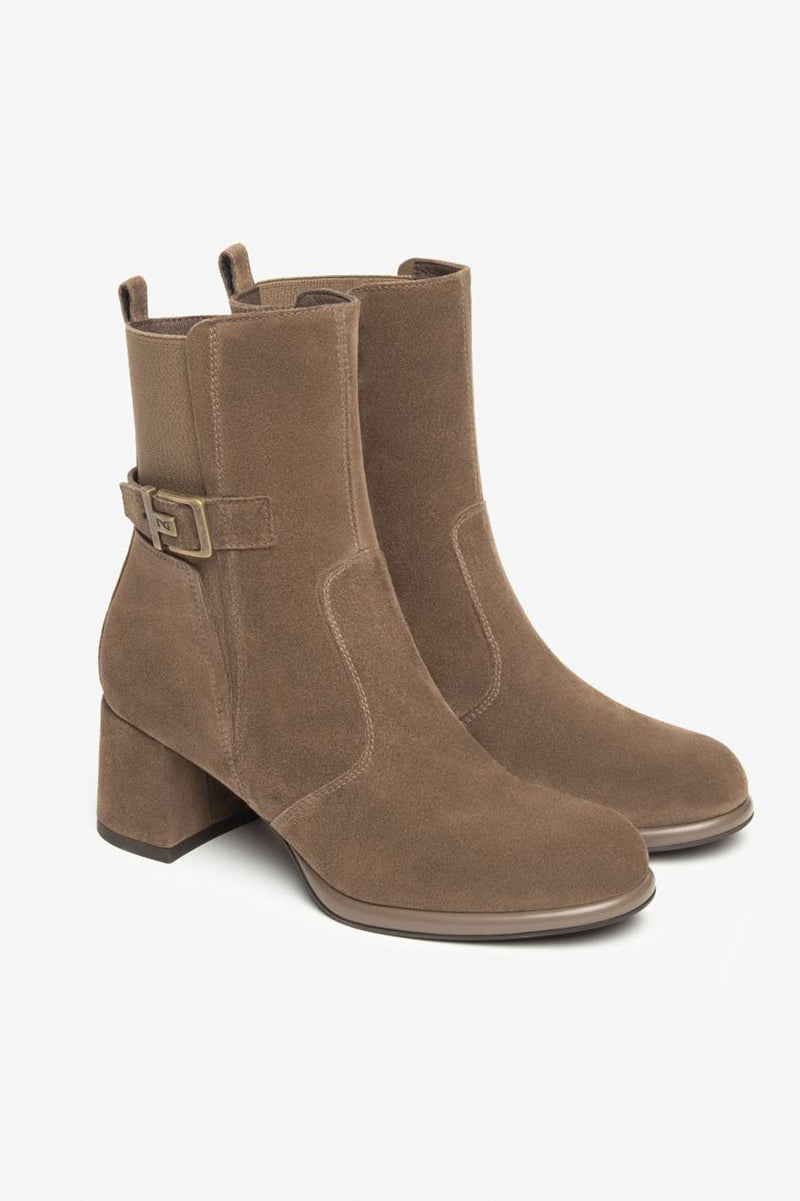 Suede ankle boots