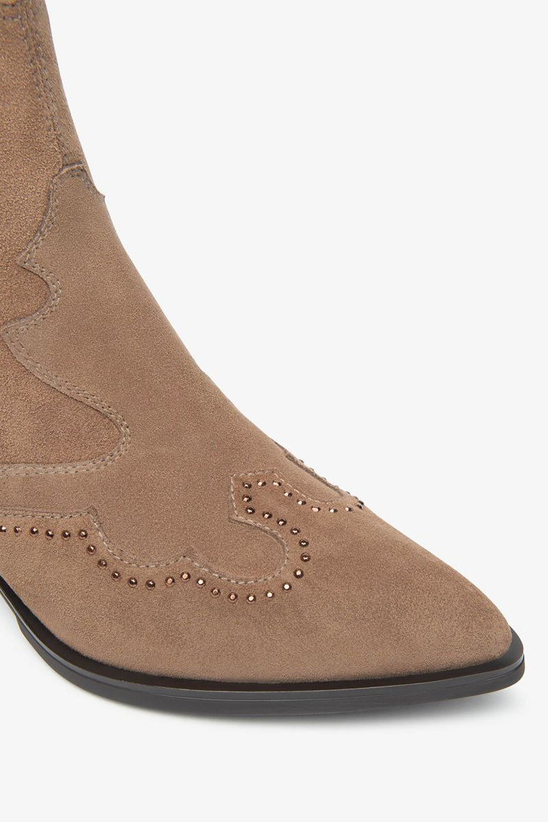 Suede ankle boots