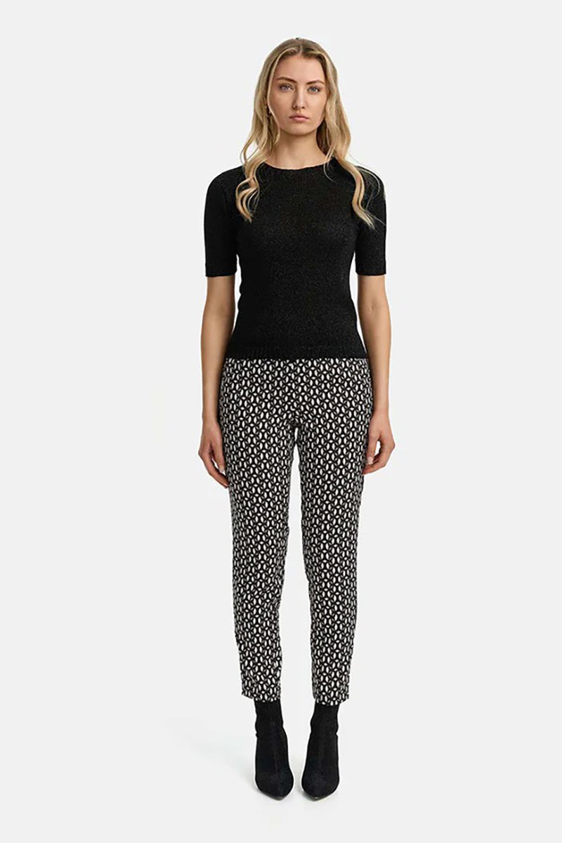 Pullover in glitter yarn