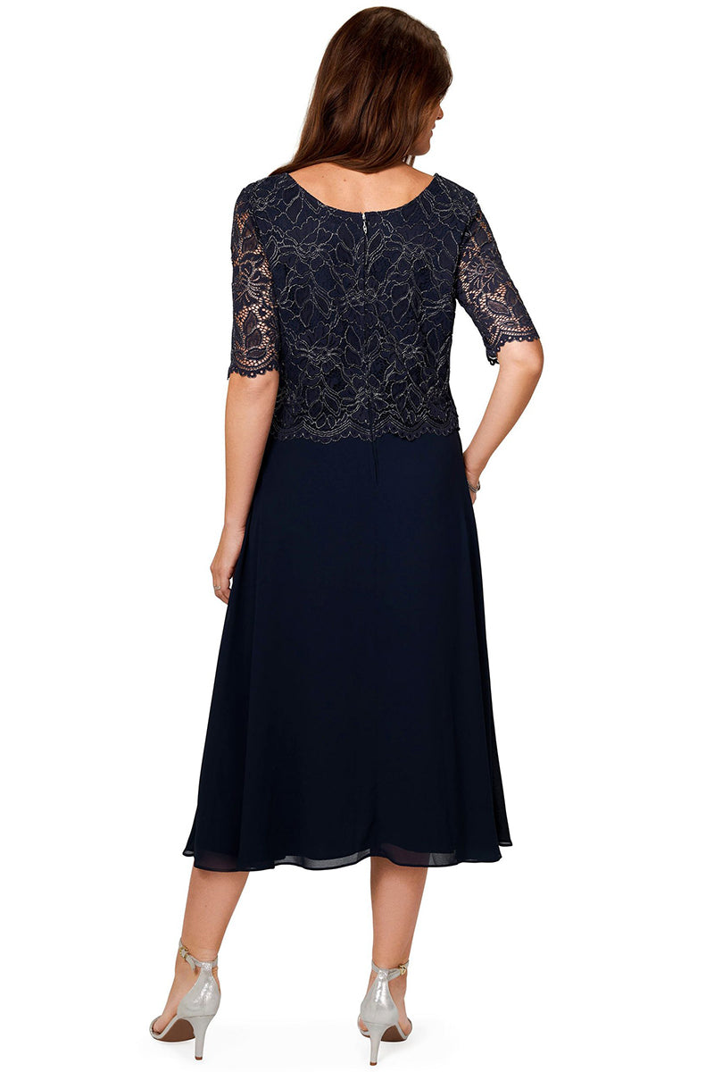 Patterned elegant gown