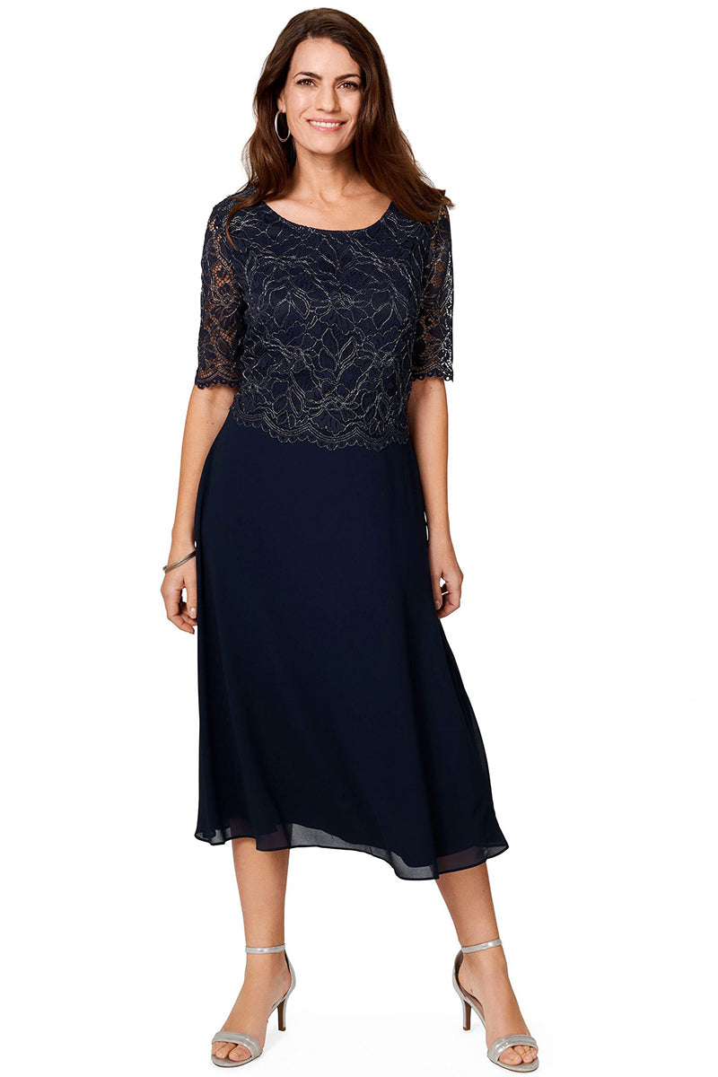 Patterned elegant gown