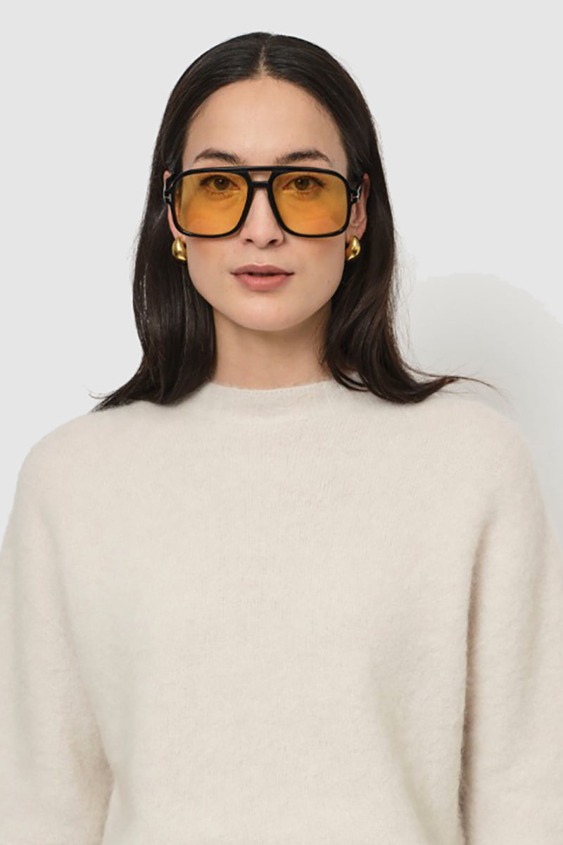 Long sleeve crew neck sweater