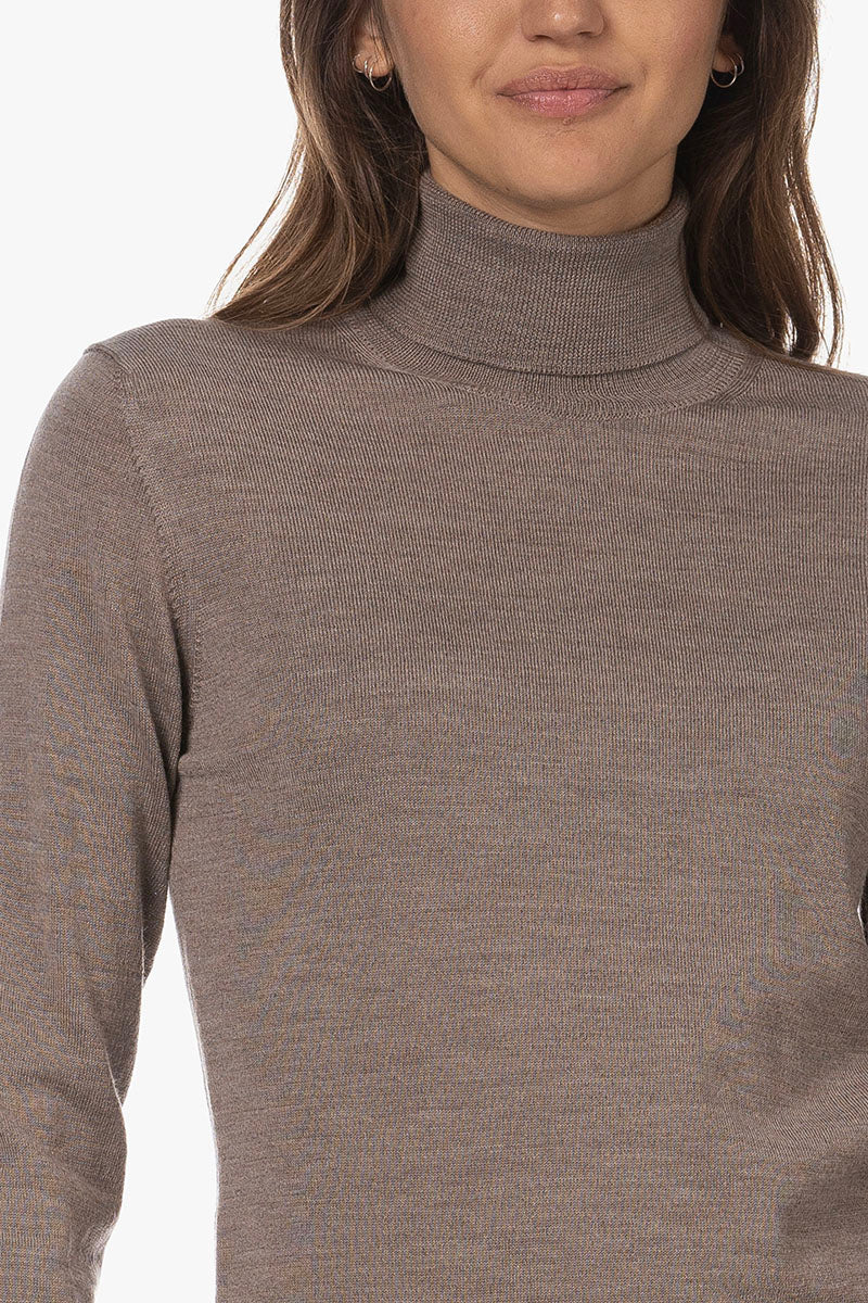 High neck sweater