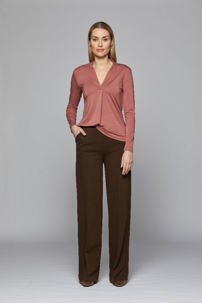 Víðar jersey buxur frá La Salle. 