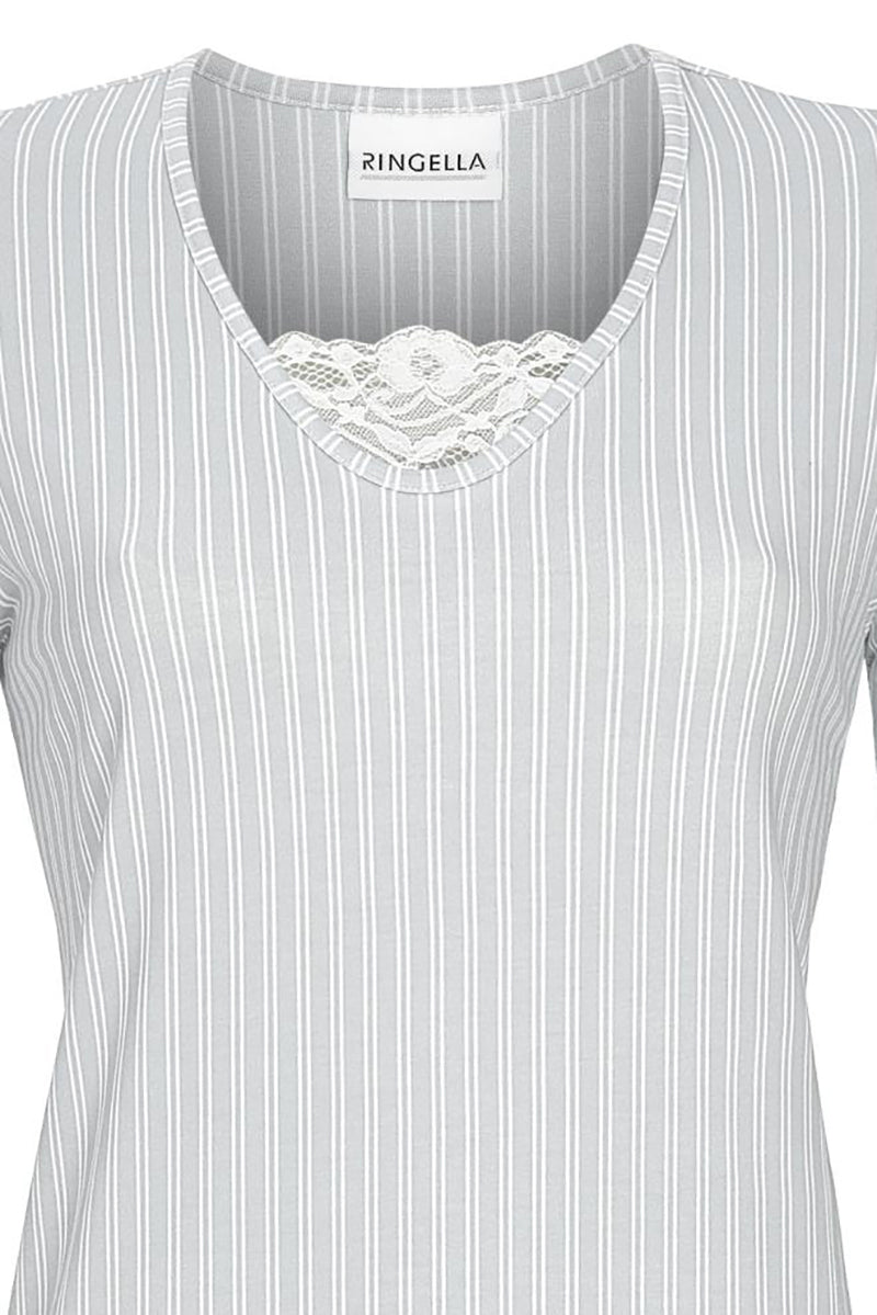 Nightgown with 3/4 sleeves