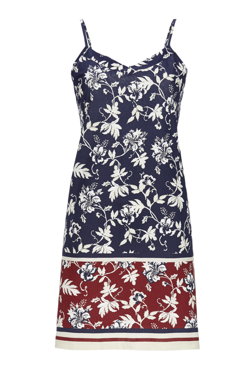 Nightgown with spaghetti straps