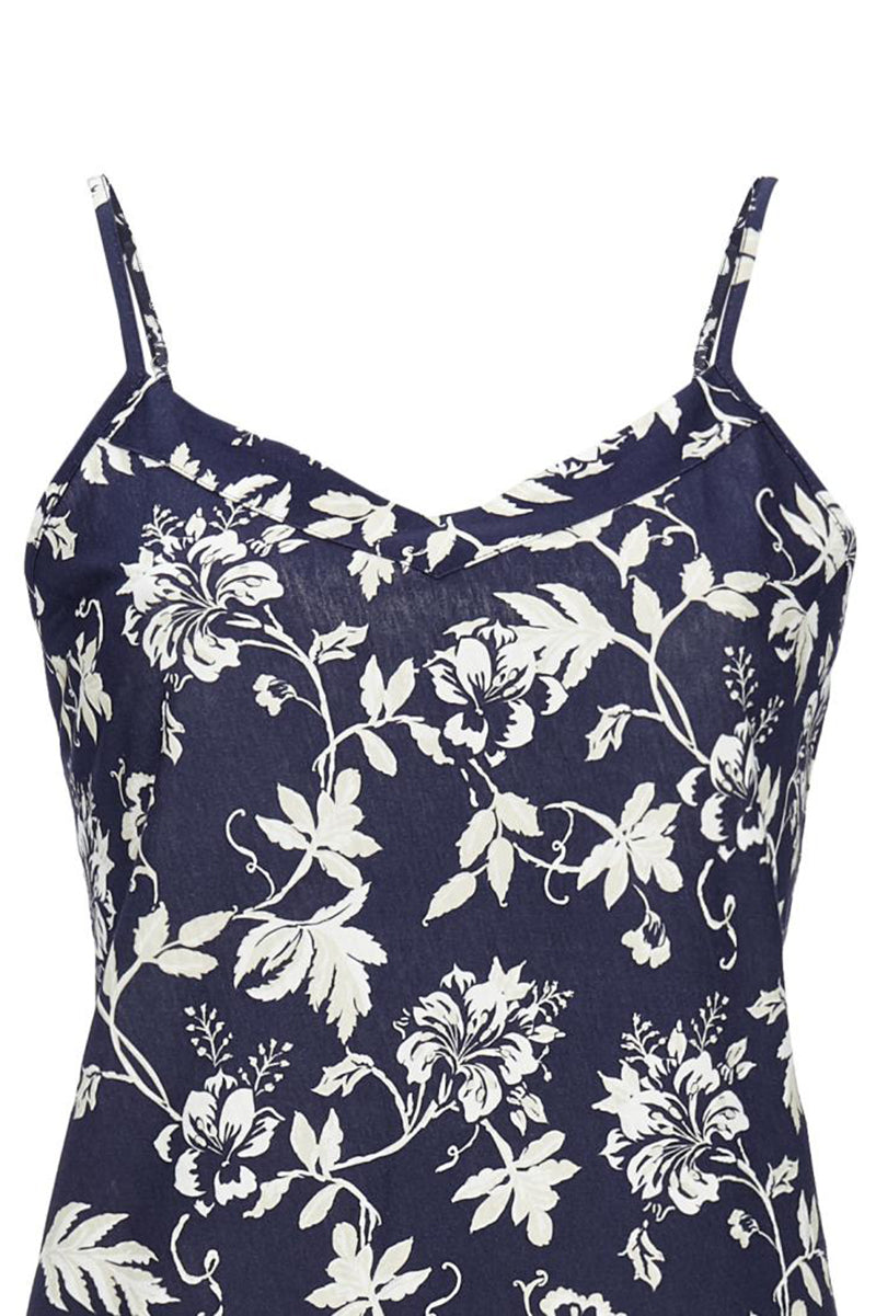 Nightgown with spaghetti straps