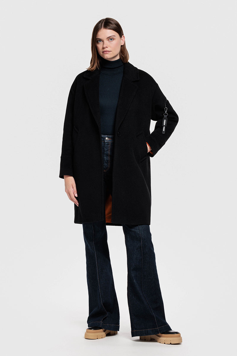 Wool Cashmere Blazer Coat