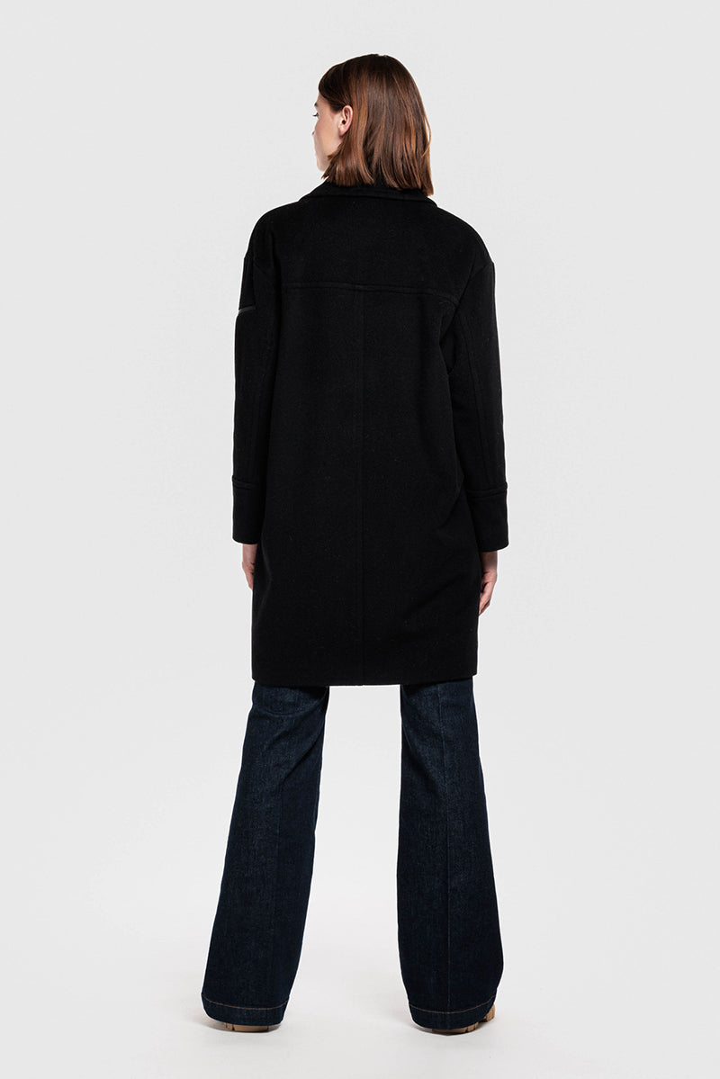 Wool Cashmere Blazer Coat