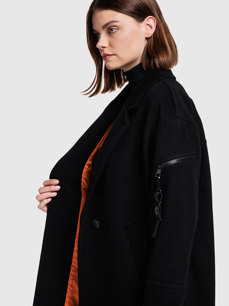 Wool Cashmere Blazer Coat