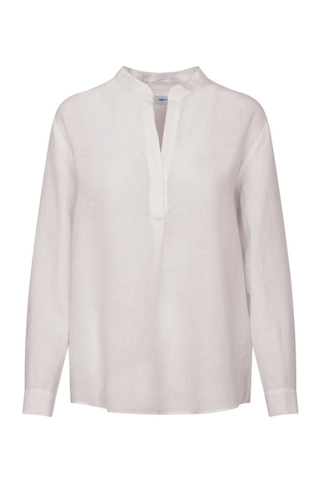 Long sleeve linen blouse