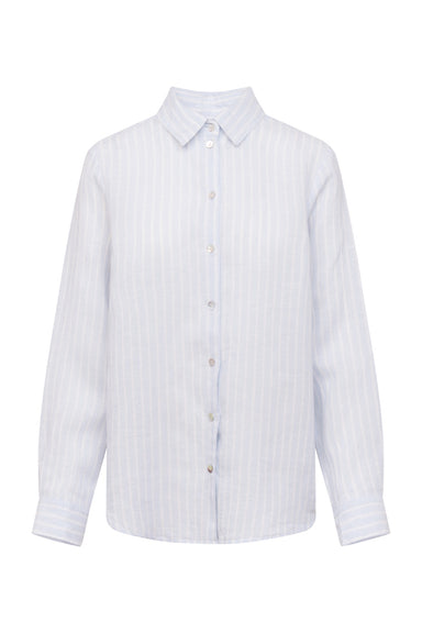 Linen shirt with long sleeves
