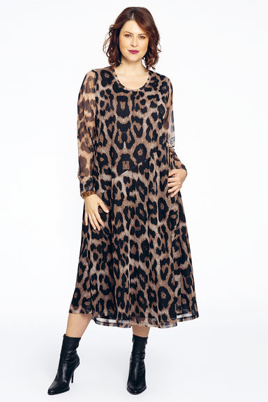 Dress long Leopard