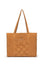 Women's leather tote bag