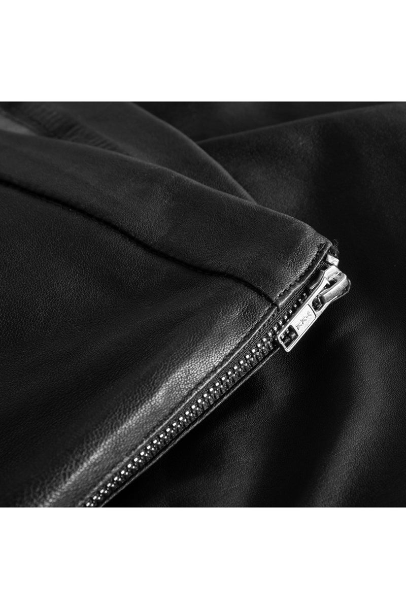 Plain legging with zip at top