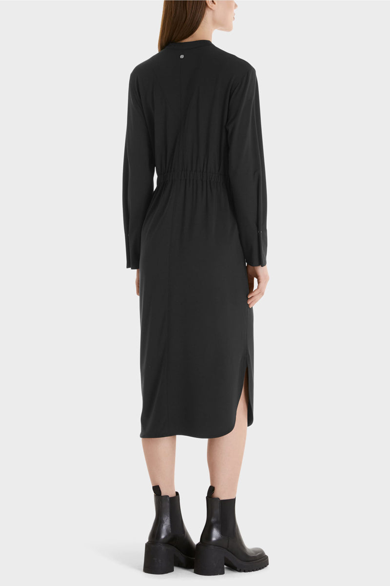 Buttoned jersey dress