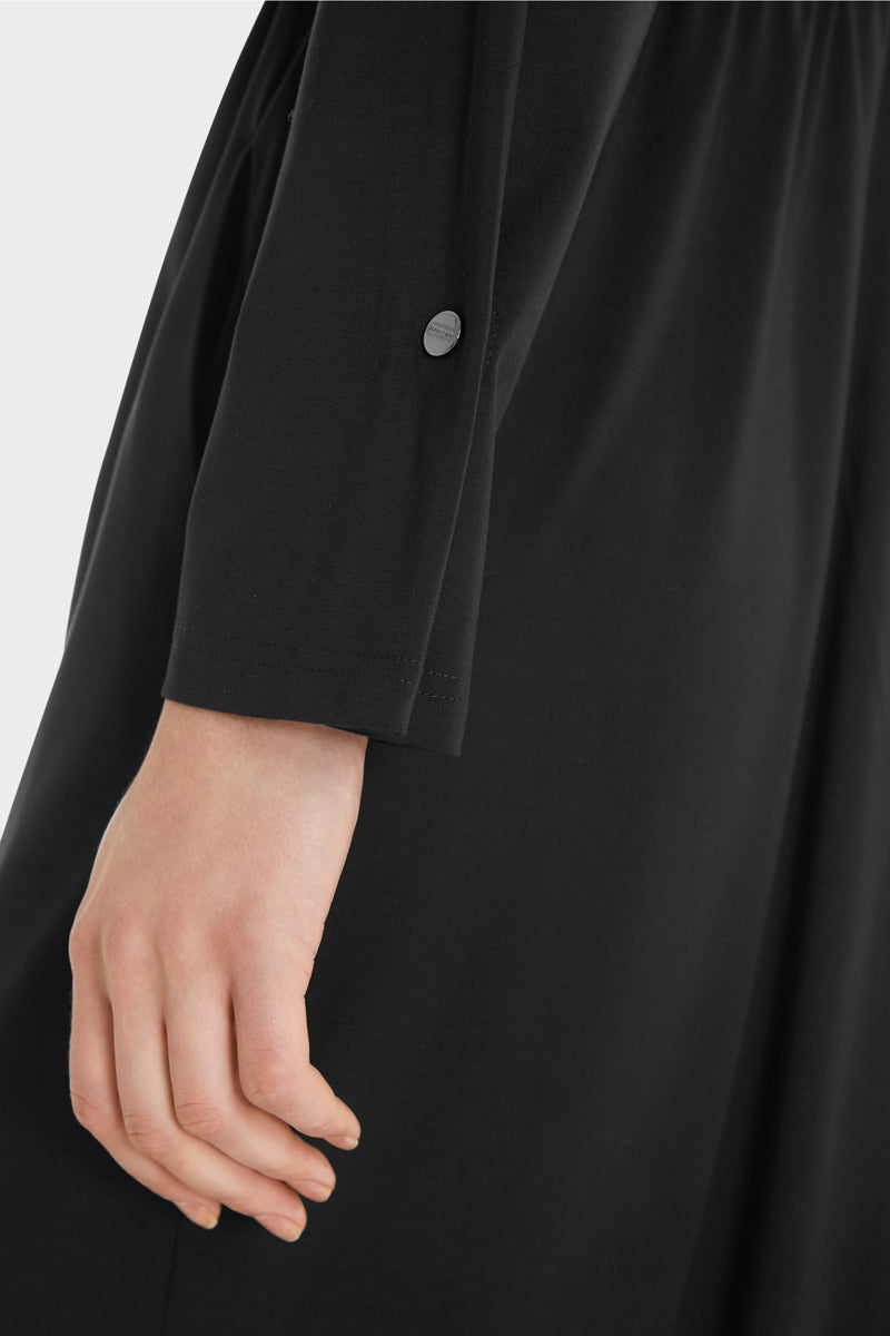 Buttoned jersey dress