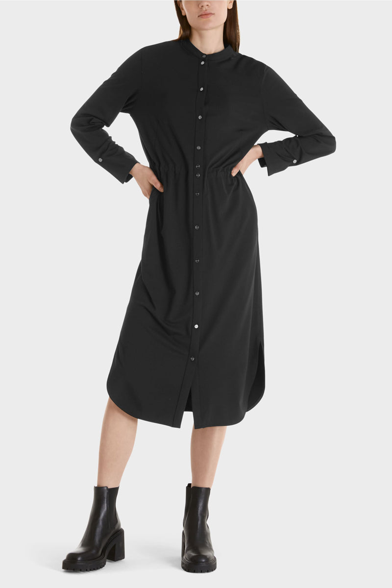 Buttoned jersey dress