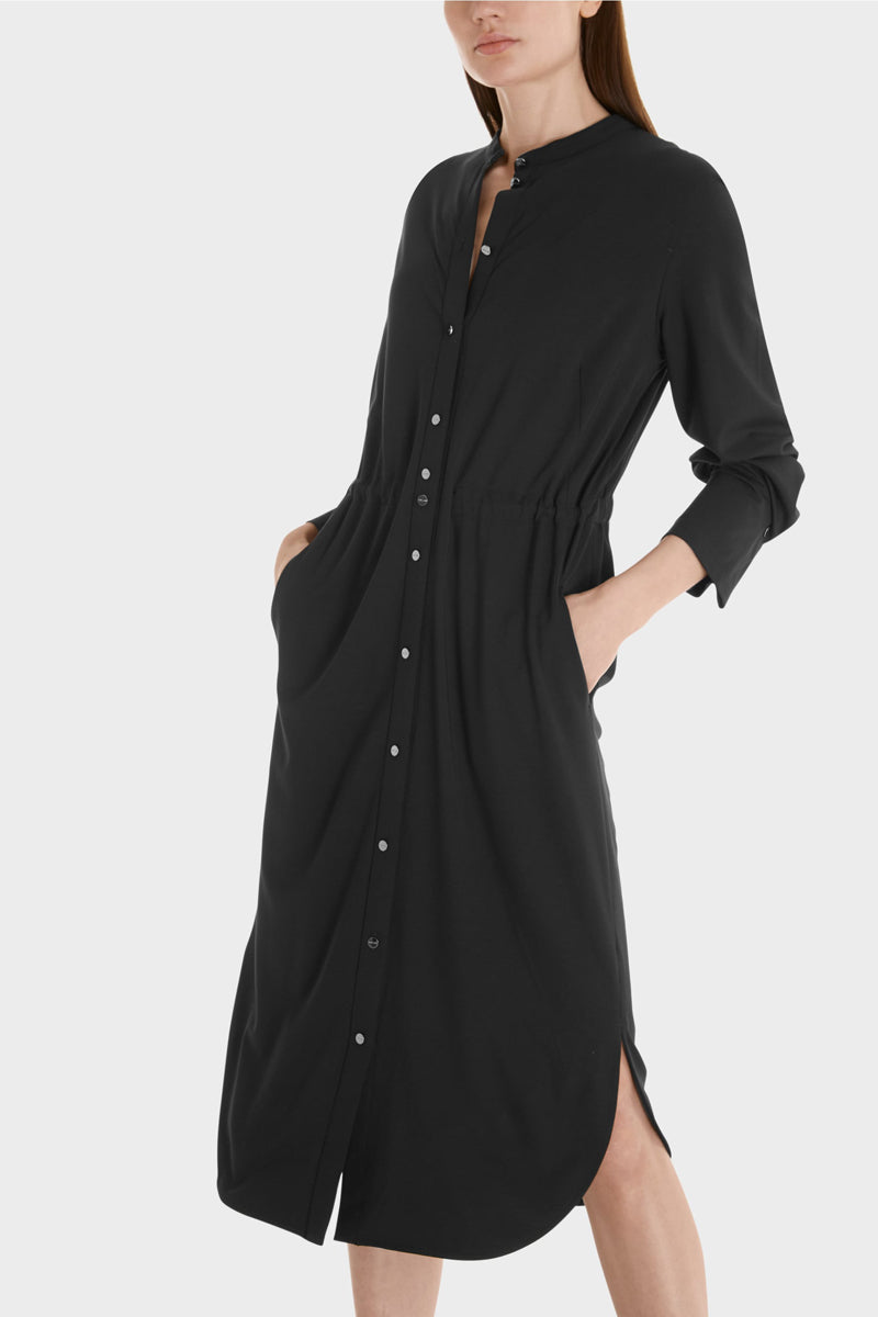 Buttoned jersey dress