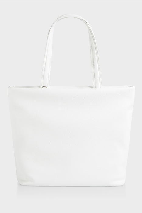 Tote bag in faux nappa leather