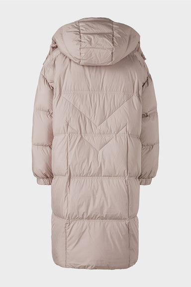 Quilted down coat