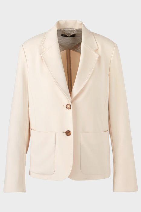 Blazer with wide lapel