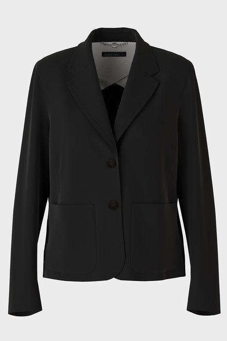 Blazer with wide lapel