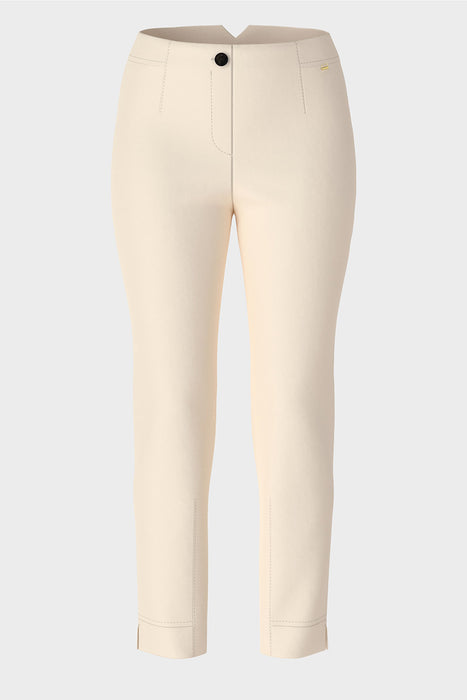 Waistless pants with zip fastening