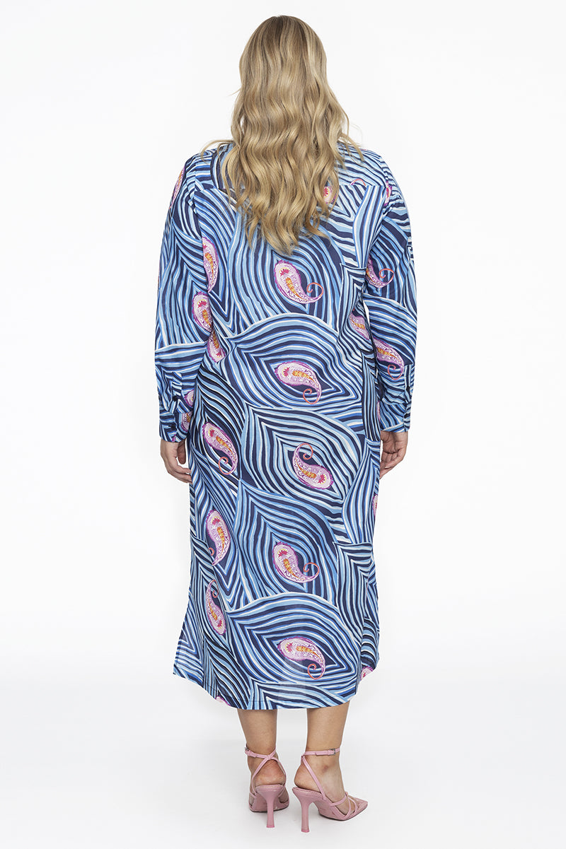 Long blouse pocket Paisley