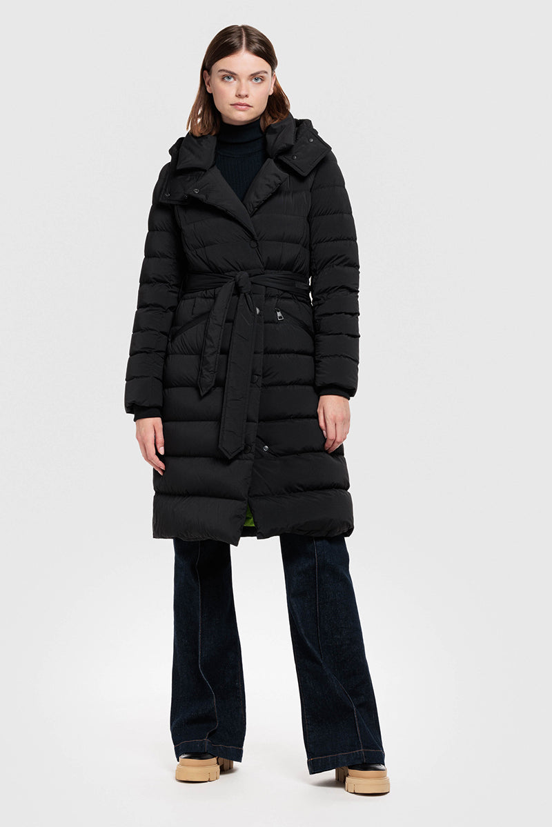 Stretch Down Trenchcoat