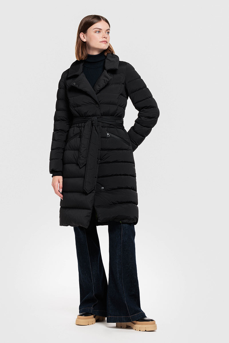 Stretch Down Trenchcoat