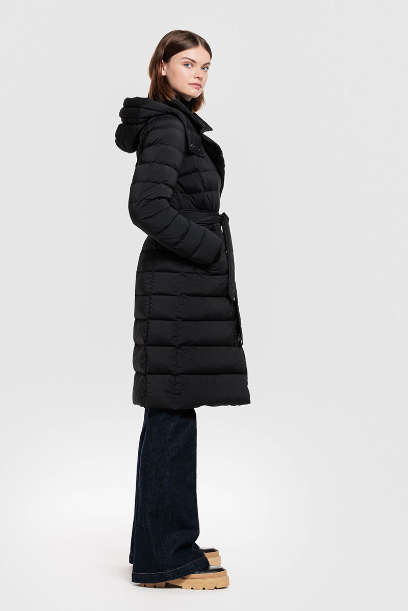 Stretch Down Trenchcoat