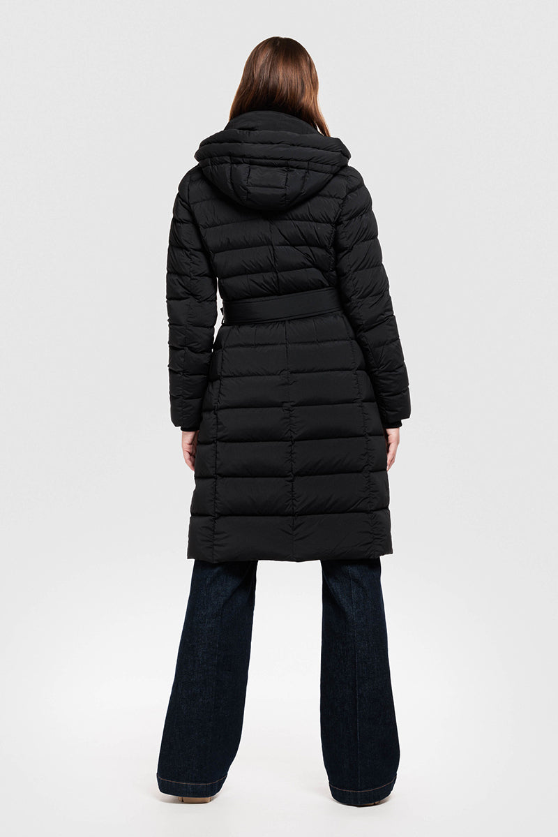 Stretch Down Trenchcoat