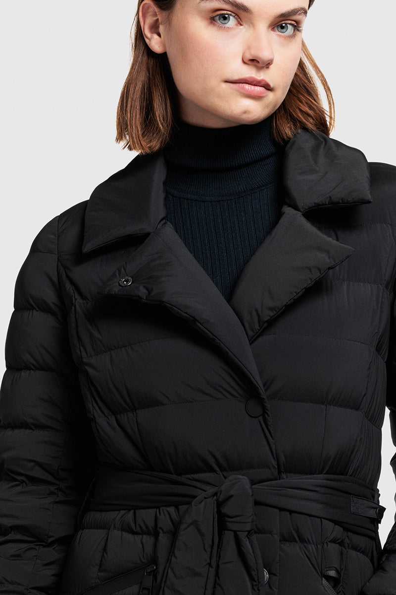 Stretch Down Trenchcoat