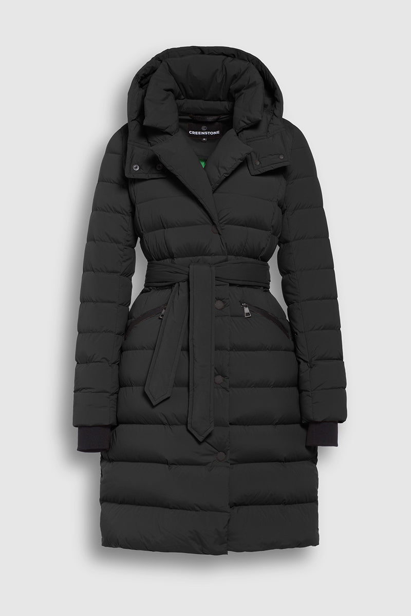 Stretch Down Trenchcoat