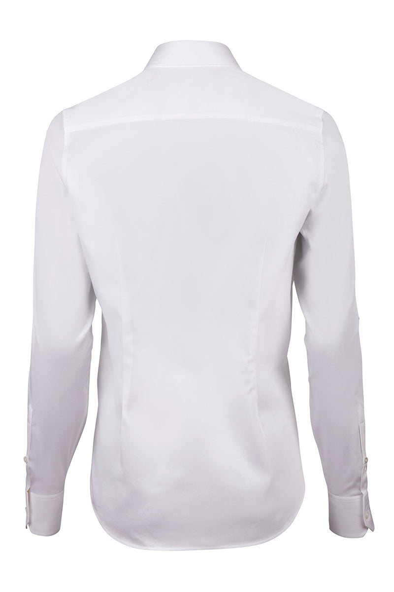 Sibel Shirt In Satin Stretch