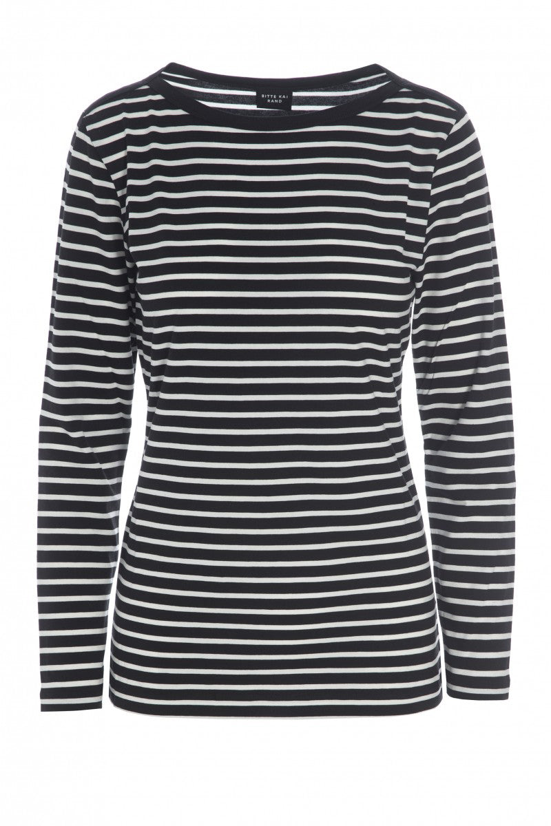 Mjúkur röndóttur bolur frá Bitte Kai Rand. 